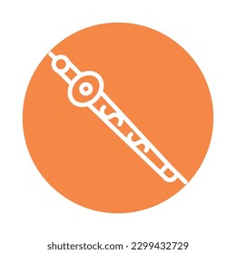 Yad line color icon. Isolated vector element. Outline pictogram for web page, mobile app, promo