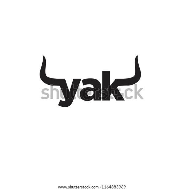 Yak Logo Icon Design Stock Vector (Royalty Free) 1164883969