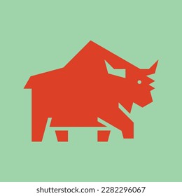 Logo de Yak. Diseño de iconos. Elementos de plantilla