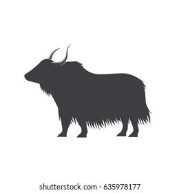 Yak Vector Silhouette