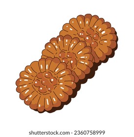 Yakgwa' is a traditional Korean snack. It is a sweet dessert made by kneading flour, honey, and alcohol and frying it in oil.