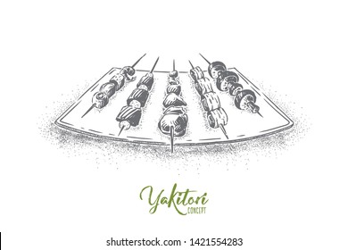 焼き鳥 イラスト Images Stock Photos Vectors Shutterstock