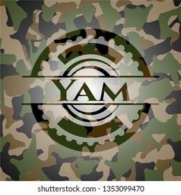 Yam on camo texture Yam on camo texture