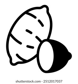 Yams icon for web, app, infographic, etc