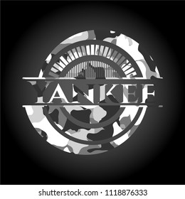 Yankee on grey camo texture