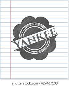 Yankee pencil emblem