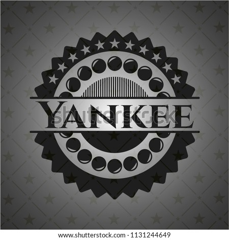 Yankee realistic black emblem