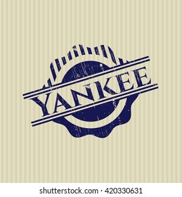Yankee rubber seal with grunge texture