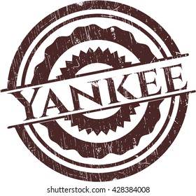 Yankee rubber seal with grunge texture