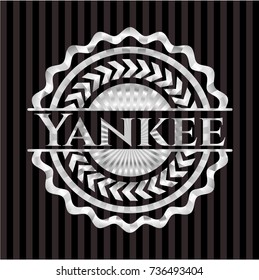 Yankee silver badge or emblem