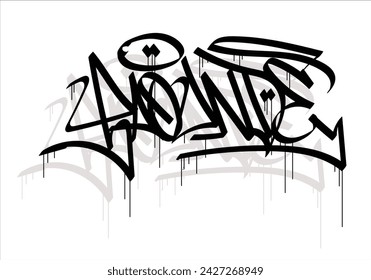 YAOUNDE city graffiti tag style