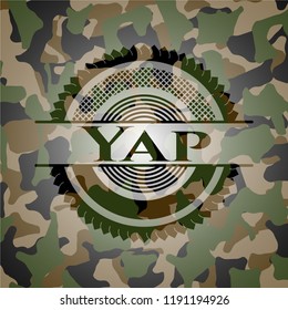 Yap camouflaged emblem
