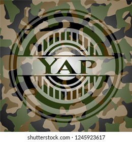 Yap on camo texture