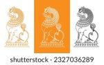 Yapahuwa Kingdom in Sri Lanka, Traditional Illustration Art