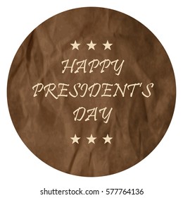 Yappy presidents day background