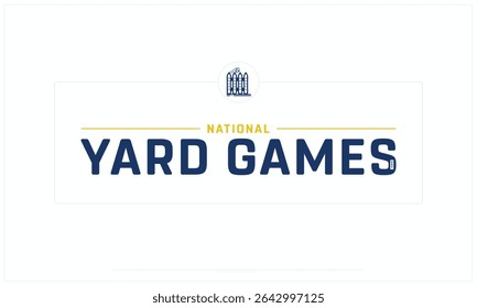 Yard Games Day design on white background, Typographic Design of Yard Games Day, Vector Design of Yard Games Day, Yard Games Day