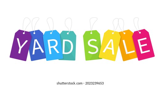 Yard Sale Tag Icon. Clipart Image Isolated On White Background