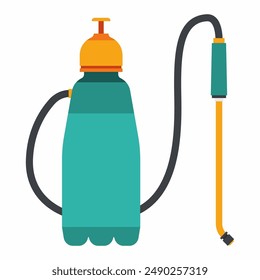 Yard Sprayer Vektorgrafik Cartoon Illustration isoliert auf einem weißen Hintergrund.