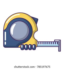 Yardstick icon. Cartoon illustration of yardstick vector icon for web.