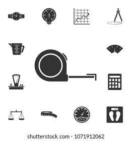 yardstick icon. Simple element illustration. yardstick symbol design from Measuring collection set. Can be used in web and mobile on white background