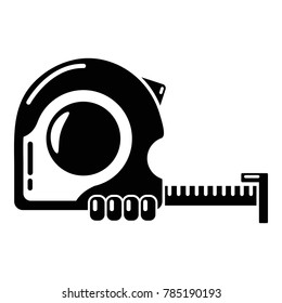 Yardstick icon. Simple illustration of yardstick vector icon for web.
