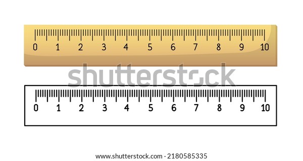 Yardstick Measuring Ruler Set Vector Clipart: เวกเตอร์สต็อก (ปลอดค่า ...