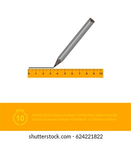yardstick and pencil , measurement