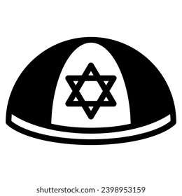 Yarmulke Illustration Icons For web, app, infographic, etc