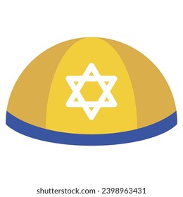 Yarmulke Illustration Icons For web, app, infographic, etc