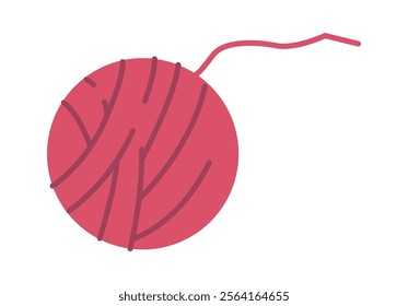 Yarn ball for knitting vector illustration