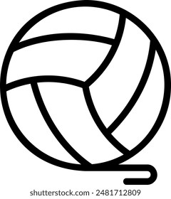yarn ball line icon illustration vector
