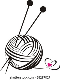 3,243 Line Art Ball Of Yarn Images, Stock Photos & Vectors | Shutterstock