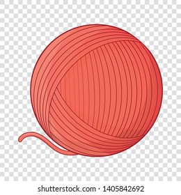 Yarn ball toy for cat icon. Cartoon illustration of yarn ball toy for cat vector icon for web design