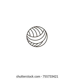 yarn icon. sign design