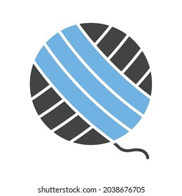 Yarn icon vector image. Can also be used for Miscellaneous Objects. Suitable for mobile apps, web apps and print media.