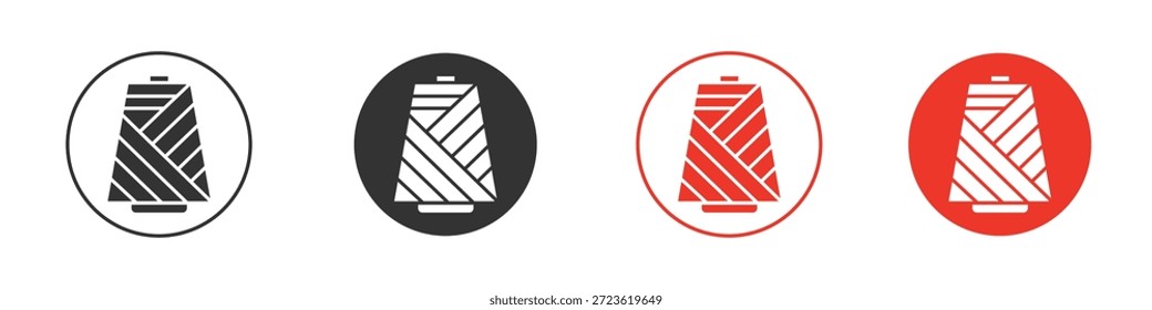 Icono de hilo. diseño de Vector de Web