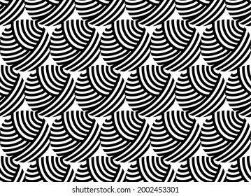 Yarn Line Art Pattern You Will Create Wallpaper or Background