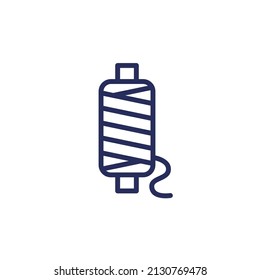 yarn line icon on white
