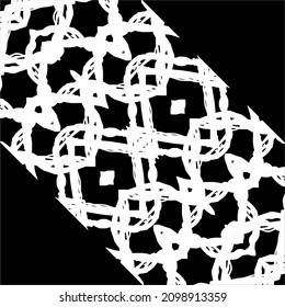 Yarn Motifs Pattern for Decoration or Background