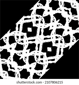Yarn Motifs Pattern for Decoration or Background