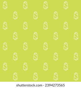 Yarn Outline Vector Seamless Pattern
