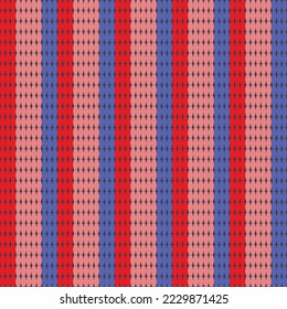 The yarn pattern looks beautiful. It consists of red, pink and purple.