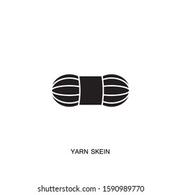 Yarn skein icon. Can be used for logos, banners, flyers, stickers and posters