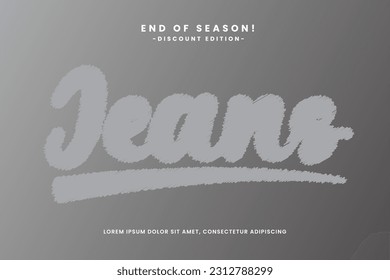 Yarn style vector text effect editable, simply write your words and watch the magic happen, Use this one-of-a-kind effect to say whatever you want, simple and elegant vector design.