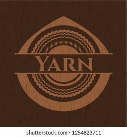 Yarn wood emblem