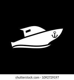 Yatch vector icon