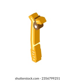 yatra stick pilgrim staff isometric icon vector. yatra stick pilgrim staff sign. isolated symbol illustration