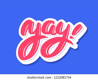 Yay! Vector lettering.