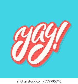 Yay! Vector lettering.