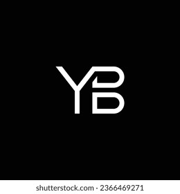 YB or BY ‍abstract outstanding professional business awesome artistic branding company different colors illustration logo